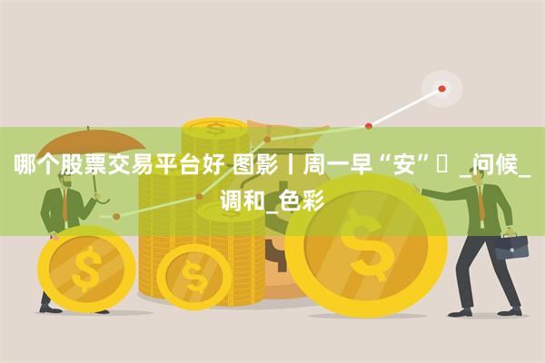 哪个股票交易平台好 图影丨周一早“安”㉗_问候_调和_色彩