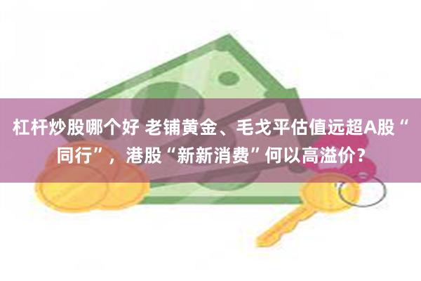 杠杆炒股哪个好 老铺黄金、毛戈平估值远超A股“同行”，港股“